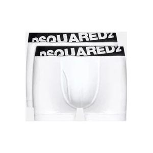 Dsquared2 Witte Boxershorts , White , Heren , Maat: L