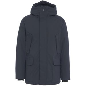 Save The Duck, Heren, Jassen, Blauw, Maat: 2XL Flanel,