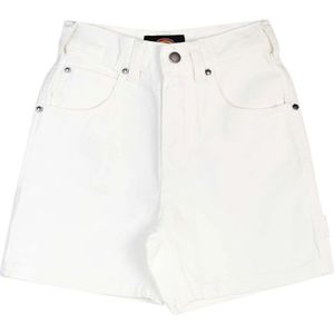 Dickies, Dames, Korte broeken, Wit, Maat: W24 Katoen,