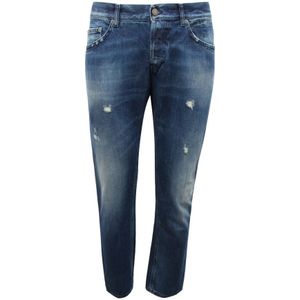 Dondup, Heren, Jeans, Blauw, Maat: W35 Katoen,