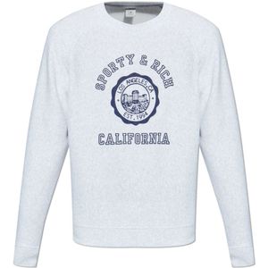 Sporty & Rich, unisex, Sweatshirts & Hoodies, Grijs, Maat: XS