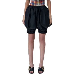 Vivienne Westwood, Dames, Korte broeken, Zwart, Maat: XS Nylon,