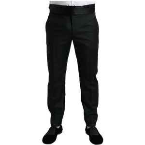 Dolce & Gabbana, Heren, Broeken, Zwart, Maat: L Zijde,