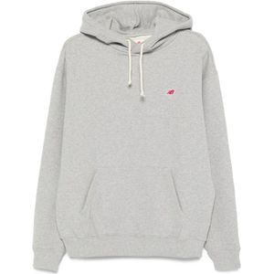 New Balance, Heren, Sweatshirts & Hoodies, Grijs, Maat: XL