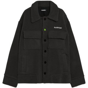 Barrow, Heren, Jassen, Zwart, Maat: L Acryl,