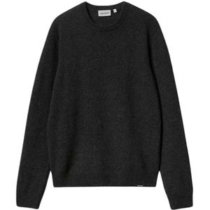 Carhartt Wip, Heren, Truien, Zwart, Maat: XS Wol,