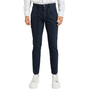 YES Zee, Heren, Broeken, Blauw, Maat: W31 Leer,