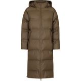 Neo Noir - Viviana - Gewatteerde Lange Jas - Dames - Met Capuchon