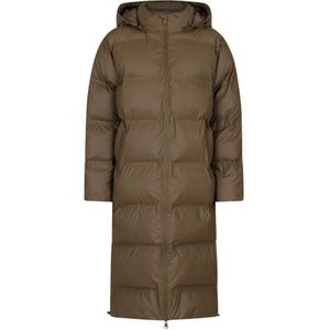 Neo Noir - Viviana - Gewatteerde Lange Jas - Dames - Met Capuchon