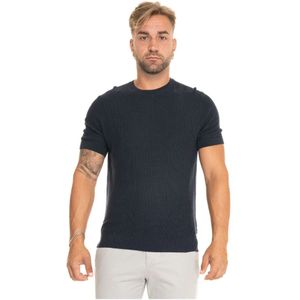 Hugo, Heren, Tops, Blauw, Maat: 3XL Katoen,