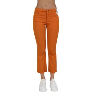 Re-Hash, Dames, Jeans, Oranje, Maat: W25
