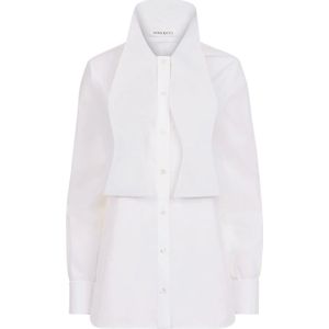Nina Ricci, Dames, Blouses & Shirts, Wit, Maat: XS