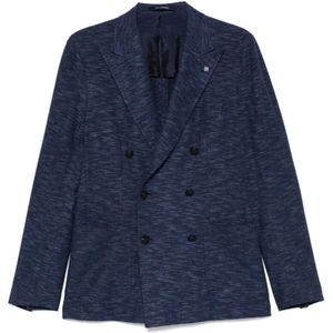 Tagliatore, Heren, Jassen, Blauw, Maat: M Wol,