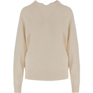 Carven, Dames, Truien, Beige, Maat: XS Kasjmier,