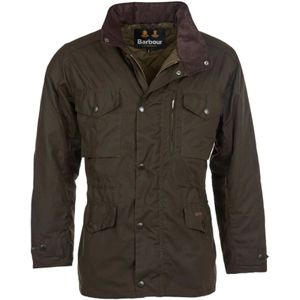 Barbour - Classic Sapper Wax Jacket - Olijfgroen - Herenjas - 100% Gewaxt Katoen