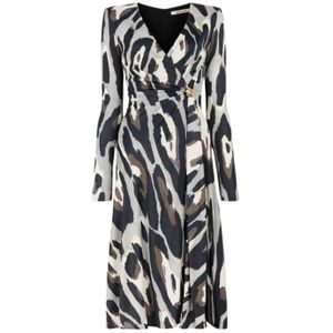 Roberto Cavalli, Dames, Jurken, Grijs, Maat: XS