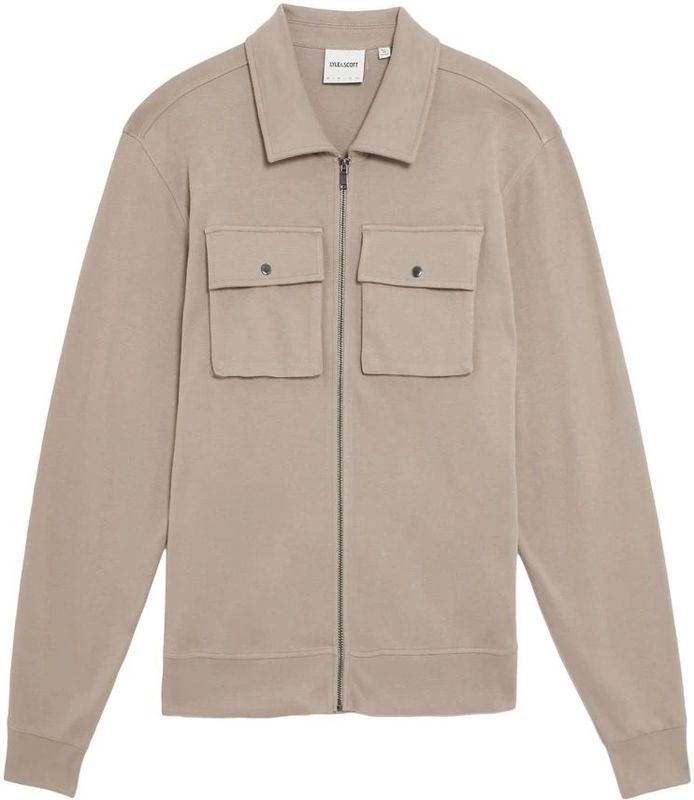 Lyle & Scott, Heren, Jassen, Beige, Maat: XS Jersey,