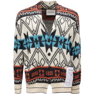 Amaránto, Heren, Truien, Veelkleurig, Maat: S Katoen,