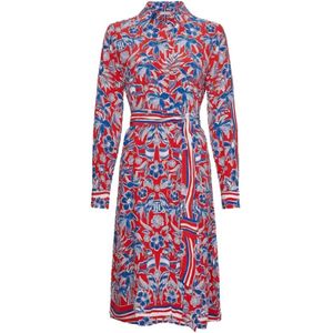 Tommy Hilfiger, Dames, Jurken, Rood, Maat: S Viscose,