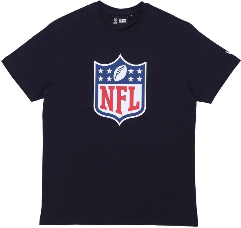 New Era - NFL Shield Logo Tee - T-shirt - Blauw - Katoen