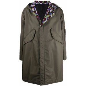 Valentino, Heren, Jassen, Groen, Maat: S Wol,