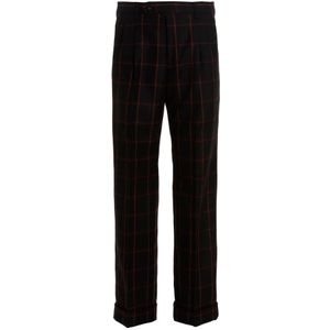 Gucci, Heren, Broeken, Zwart, Maat: L