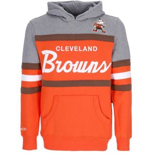 Mitchell & Ness, Heren, Sweatshirts & Hoodies, Oranje, Maat: S