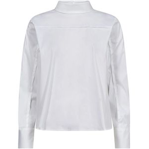 MOS Mosh, Dames, Tops, Wit, Maat: L Katoen,