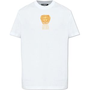 Versace, Heren, Tops, Wit, Maat: 2XL Katoen,