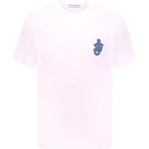 JW Anderson, Heren, Tops, Wit, Maat: S Katoen,