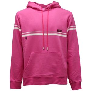 Gcds, Heren, Sweatshirts & Hoodies, Roze, Maat: S