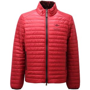 Aeronautica Militare, Heren, Jassen, Rood, Maat: S Nylon,