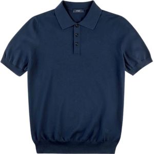 Fay, Heren, Tops, Blauw, Maat: L