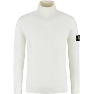 Stone Island, Heren, Truien, Wit, Maat: L Wol,