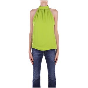 Liu Jo, Dames, Tops, Groen, Maat: S Poliester,