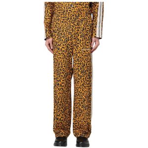 Palm Angels, Heren, Broeken, Veelkleurig, Maat: 2XL Leer,