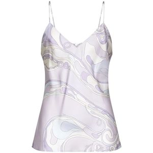 Pucci, Dames, Tops, Veelkleurig, Maat: M Zijde,
