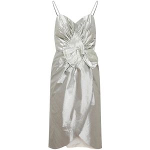 Maison Margiela, Dames, Jurken, Grijs, Maat: S Katoen,