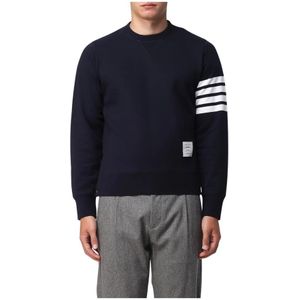 Thom Browne - Sweatshirt - Blauw - 4 Bar Detailing