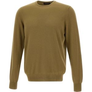 Gran Sasso, Heren, Truien, Groen, Maat: M Wol,