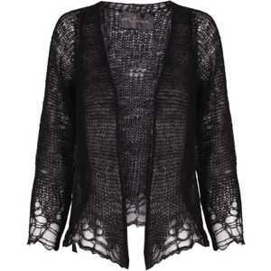 Cortana, Dames, Truien, Zwart, Maat: M Zijde,