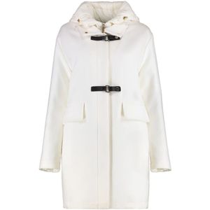 Moorer, Dames, Mantels, Wit, Maat: XS Wol,