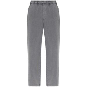 Versace Jeans Couture, Heren, Broeken, Grijs, Maat: M Katoen,