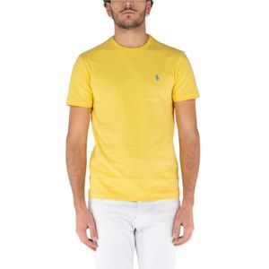 Polo Ralph Lauren, Heren, Tops, Geel, Maat: S Katoen,