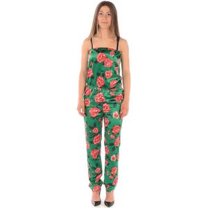 Liu Jo, Dames, Jumpsuits & Playsuits, Groen, Maat: XS Poliester,