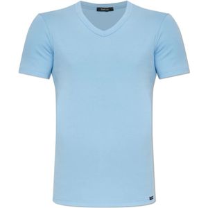 Tom Ford, Heren, Tops, Blauw, Maat: S Katoen,