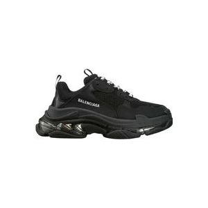 Balenciaga Triple S Clear Sole Sportschoenen , Black , Dames , Maat: 36 EU