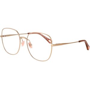Chloé - Ch 0345O - Bril - Rood - Geometrisch Vierkant Montuur - Lichtgewicht Metaal