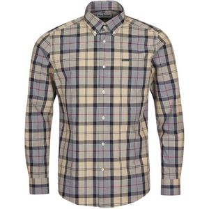 Barbour, Heren, Overhemden, Beige, Maat: 3XL Katoen,