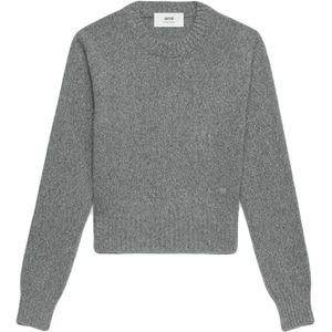 Ami Paris, Dames, Truien, Grijs, Maat: L Wol,